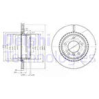 Bmw Fren Diski Arka (havalı) E87 E90 E92 - Delphi Bg3901c