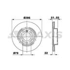 Bmw Fren Diski On Havalı Bmw E36 E46 - Braxıs Ae0059