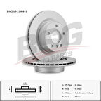 Bmw Fren Diski Arka - Adet - Bsg 15-210-011