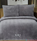 WELLSOFT TEK KİŞİLİK YATAK ÖRTÜSÜ GRİ