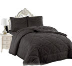 COMFORT YORGAN SETİ ÇİFT KİŞİLİK IVY ANTRASİT