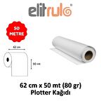 Elitrulo Plotter Kağıdı 62cm x 50mt 80gr