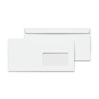 Elitstore Diplomat Zarf Beyaz Pencereli Silikonlu 90 gr. 10.5 cm x 24 cm 100'lü Paket