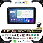 Fiat Ducato 2006-2016 Model 2GB + 64GB Android 13 Kablosuz Carplay Navigasyon Multimedya Sistemi 