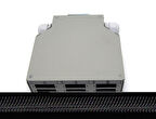 Beek DIN-Ray için Sonlandırma Kutusu, 6 x SC/Duplex Coupler için (Fiber coupler ve pigtail haricen temin edilir)&lt;br&gt;Beek Din Rail Distribution Box for 6x SC/DX Couplers (Fiber couplers and pigtails not included)