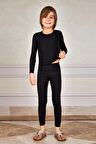 Erkek Çocuk Siyah Termal Uzun Kollu Takım ELF568BER847848CCM