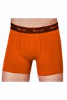 Berrak Premium Likralı Modal Penye Erkek Boxer - 4476-Oranj