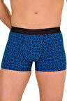 Berrak 4480 (Battal) Likralı Desenli Erkek Boxer
