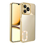 Realme Note 50 Kılıf Köşeleri Renkli Şeffaf Kamera Korumalı Silikon Luxury Kapak