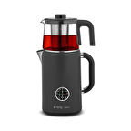 Kcm387 Çaystar Dijital Çay Makinesi-Siyah