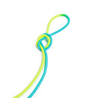 Gymo Sports Pro Series Cimnastik İpi Mavi&Fosforlu Sarı