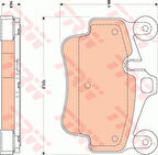 Vag On Fren Balatası Porsche 911 Cayman Carrera Boxster 3.4 3.6 3.8 04>02 - Trw Gdb1836