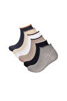 7'li Pamuk Erkek Step Çorap Çok Renkli