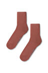 Kadın Family Basic Soket Çorap Kahverengi