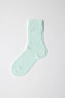 Merserize Erkek Soket Çorap Turkuaz