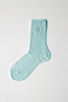 Merserize Fileli Erkek Soket Çorap Koyu Turkuaz