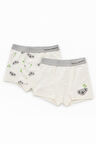 Erkek Çocuk Koala Desenli 2'li Boxer Ekru