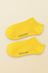 Çocuk Step Çorap Sarı