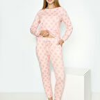 Confeo 840.800 Kadın Kışlık Bisiklet Yaka Reglan Uzunkol Pijama Takım