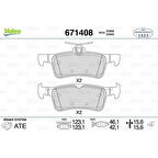 Psa Arka Fren Balatası P308 II 13> - Valeo 671408