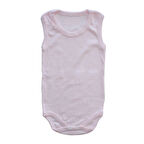 Pembe Jakarlı Askılı Çıtçıtlı Zıbın