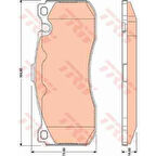 Bmw Fren Balatası On Bmw E81 E82 E87 E88 E90 E91 E93 - Trw Gdb1802
