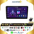 Citroen Berlingo 2008-2019 Model 4GB + 64GB Android 13 Kablosuz Carplay Navigasyon Multimedya Sistem
