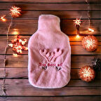 Sıcak Su Torbası Geyikli Model Peluş Kılıflı 2 Litre Sıcak Su Torbası