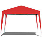 Gazebo Çardak Bahçe Kamelyası Gölgelik 300 x 300 Cm Tente Kırmızı