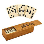 Star Ahşap Domino Kutulu Orta Boy