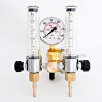 KASWELD 2303-F2 Çift Flowmetreli Argon Basınç Düşürücü Regülatör