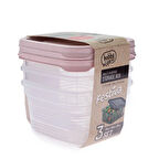 Hobby Life Festiva Kare Saklama Kabı 250ml - Pembe
