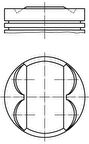 Opel Motor Piston+segman Komple (std) Opel – Chevrolet 1.2 – A12xer - Mahle 011pi00113000