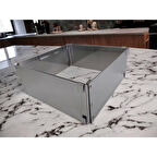 Ayarlı Kare Pasta Kalıbı H:10 Cm