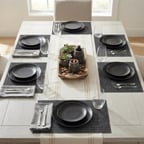 6'lı Amerikan Servis Pvc 30x45cm (AS-10D)
