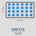 Polikarbon Kare Pralin Çikolata Kalıbı-3887