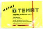 Temat Yapışkanlı Not Kağıdı 50X75 Mm Fosforlu Sarı 11064 (12 Koçan)