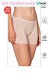 Özkan 27782 Kadın Premium Kumaş Modal Pamuklu Esnek Rahat Mini Boxer Şort Tayt