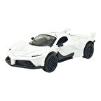 Çek Bırak Metal Arabalar 13 cm - SR2212- Beyaz