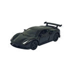 Çek Bırak Metal Küçük Arabalar 8 cm - 6411A-9 - Siyah