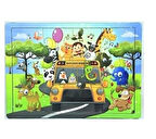 29x20 cm 12 Parça Ahşap Orman  Puzzle 1961