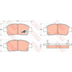 Toyota On Fren Balatası Toyota Yarıs 99-05 Corolla Verso Vvti 2001-> - Trw Gdb3218