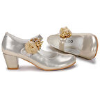 Kiko 751 Vakko Günlük Kız Çocuk 4 Cm Topuk Babet Ayakkabı