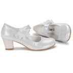 Kiko Kids 751 Vakko Günlük Kız Çocuk 4 Cm Topuklu Babet Ayakkabı