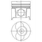 Renault Motor Piston+segman Kangoo Megane Laguna Trafıc Scenic Vivaro Carısma 1.9tdi F9q (80.00mm) / (+0.50m - Yenmak 31-04165-050