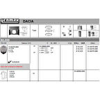 Renault Motor Piston Segman R19 Megane Trafıc Clio Kangoo 1,9 R21 Expres F8q (80,00mm) / (050) - Yenmak 31-04170-050