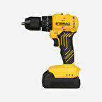 RTS5012 Şarjlı Darbeli Matkap Kömürsüz 54 Nm 2x2 Ah 20V Çift Akü S-Lion - Akü Dahil