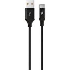 Ttec AlumiCable Type-C Şarj Kablosu Siyah