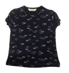 Mini Damla T-Shirt  Lacivert Bulut