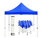 Otomatik Gazebo Çardak 240 X 240 Cm Tente Teras Bahçe Kamelyası Gölgelik Mavi